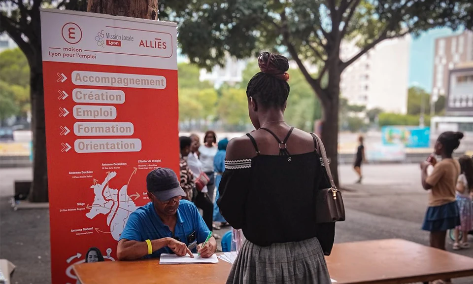 la maison Lyon pour l'emploi ai Festival Brise